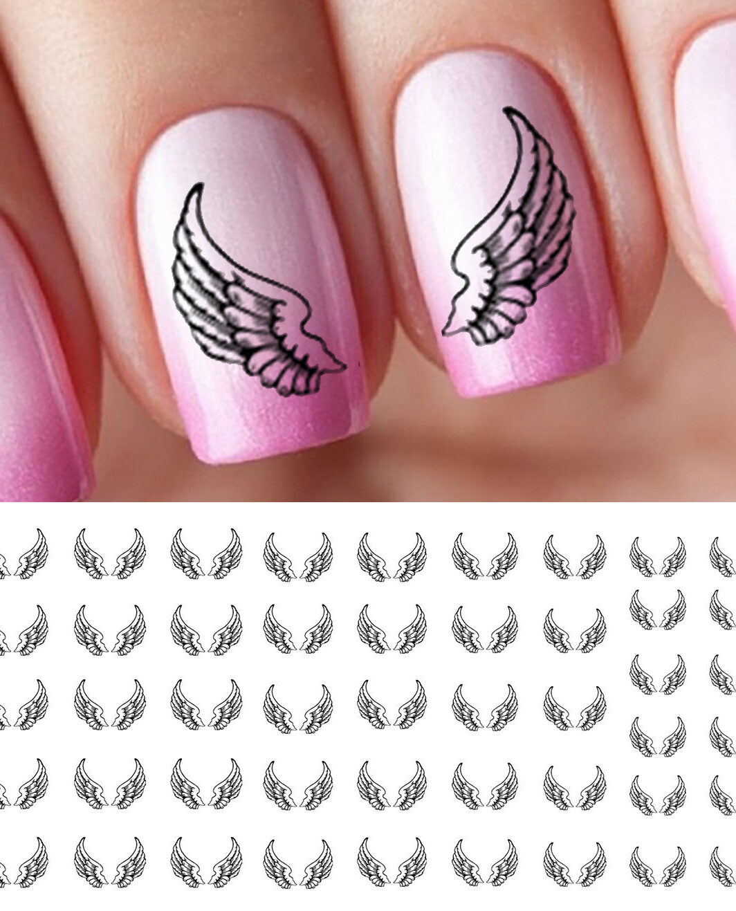 Las Vegas WaterSlide Nail Art Decals - Nail Salon Quality!