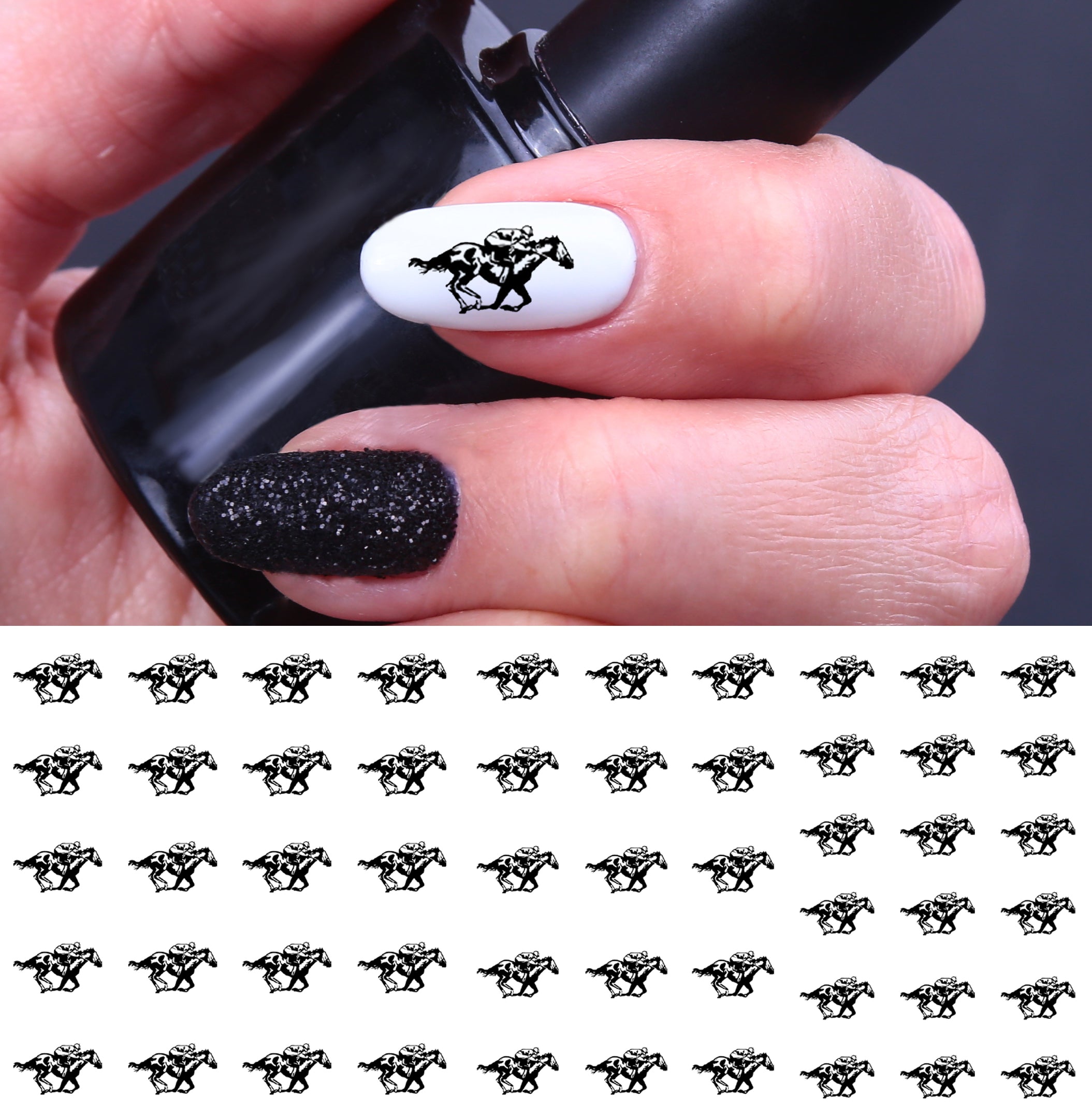 3 Sheets Snake Python Print Nail Stickers Decals Designer 