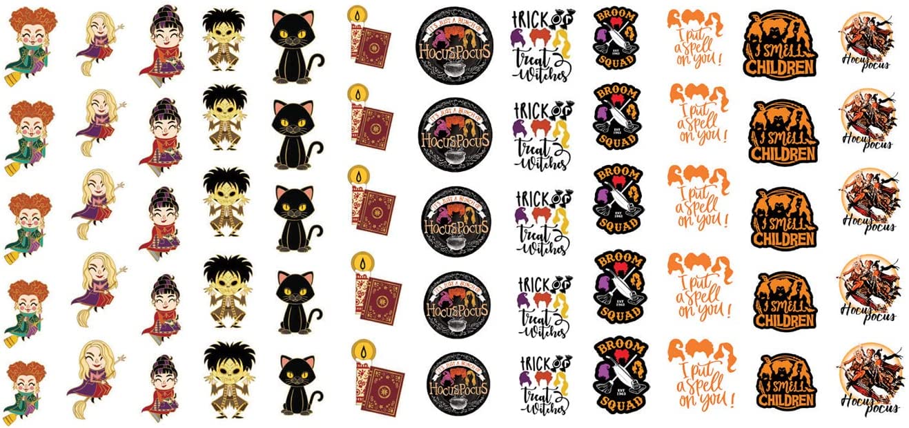 Disney Hocus Pocus Heat 2 x Nail Stickers - Disney from Mad Beauty