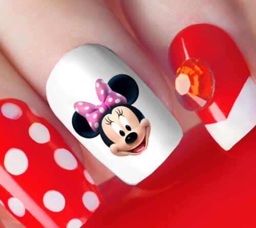 Nail Art Sticker Popular Cartoon Brand Mickey Mouse Nails For